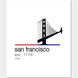 San Francisco Golden Gate Posters and Art